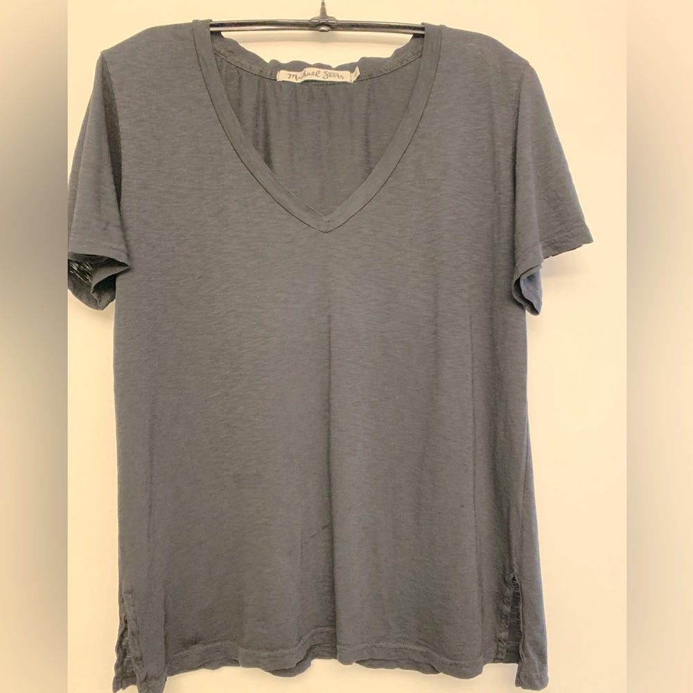 Michael Stars black tee. NEW.,comfortable fabric. One size fits most, easy,basic